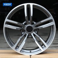 Pour BMW-300 DEAN FORGED DP215 17/18/19/20" Gris canon finition usinée Alliage d'aluminium 6061 Cinq branches Léger Personnalisé