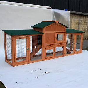 Vente en gros de fournitures pour animaux de compagnie Cages à volailles d'élevage en treillis métallique pour lapins pour poules pondeuses