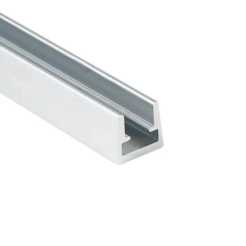 Lampu laminasi led kaca 8mm kartu C02 lampu profil aluminium perumahan profil aluminium untuk furnitur
