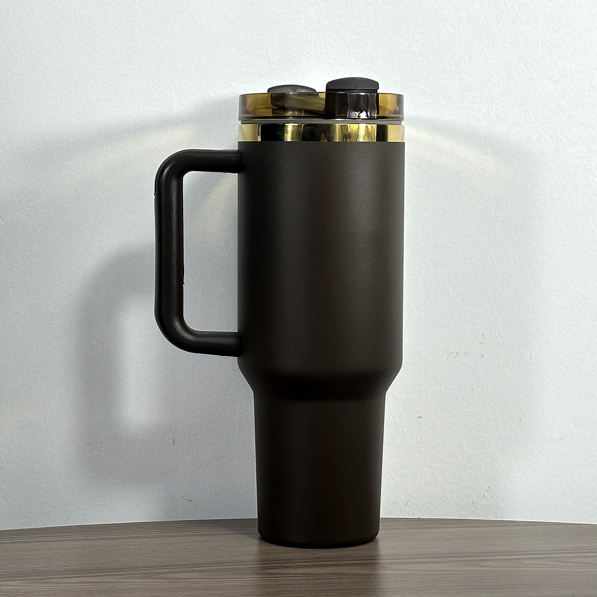 chocolate gold-plate tumbler