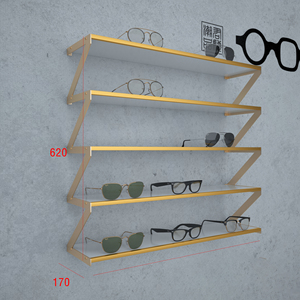 Étagère à lunettes conçue personnalisable, support de rangement mural, accessoires d'affichage de lunettes - Product Image 5