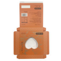Emballages cosmétiques en carton personnalisés avec logo, fenêtre transparente, impression en relief UV, laminage mat, recyclables