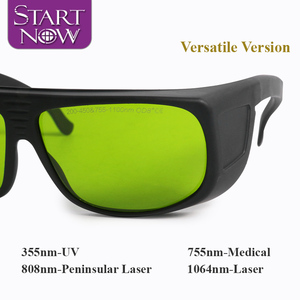स्टारअब लेजर सुरक्षा चश्मा 200-450 और 755-1100nm का प्रमाणित टीयर रबर गंध 8 + सुरक्षात्मक गोगल लेजर - Product Image 3