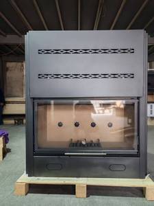 Estufa de leña Kamin con inserto de chimenea de acero moderno de 1200mm para sala de estar, comedor, Hotel, Villa, uso en apartamento - Product Image 4