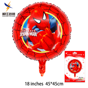 Ballons de personnage de dessin animé de 18 pouces Pikachu <span class=keywords><strong>Mario</strong></span> Spider-Man Ballons ronds en feuille d'or de dessin animé Ballons décoratifs de fête - Product Image 5