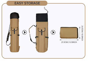 Canne à pêche moulinet étui sac organisateur voyage étui de transport support de transport pôle outils sacs de rangement - Product Image 5