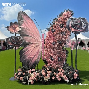 Accesorios Gigantes <span class=keywords><strong>de</strong></span> Mariposas para Fotografía y Check-in al Aire Libre, Decoración <span class=keywords><strong>de</strong></span> Escaparates, Flores <span class=keywords><strong>de</strong></span> Papel, Tienda <span class=keywords><strong>de</strong></span> <span class=keywords><strong>Ropa</strong></span> - Product Image 2