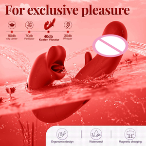 Vibrador de succión y aleteo de punto G para mujeres, vibrador de juguete sexual para adultos, Consolador de masturbación con aleteo de clítoris recargable por USB - Product Image 3