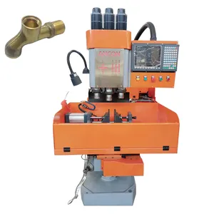 Industry Auto Parts Faucet Workpiece Processing Servo Motor 3 Spindles PLC Drilling Machine With Tapping Milling Drilling