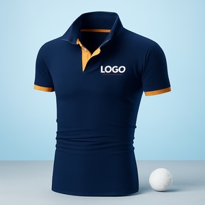 Design Plain Blank Soft Short Sleeve Premium High Quality Breathable Men's Polyester Cotton Polo Shirt Custom Embroidery logo