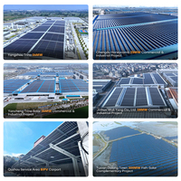 Kit de montage de panneaux solaires, accessoires complets, supports de montage de panneaux solaires photovoltaïques réglables pour toit plat en béton