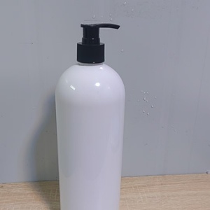 Hot Sale in Africa 1000ml Transparent <b>Black</b> White Amber Plastic Bottle Pet Cosmetic <b>Hair</b> Oil Bottle Shampoo Lotion <b>Gel</b> Bottle - Product Image 2