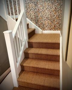Tapis en sisal à chevrons marin, mélange <span class=keywords><strong>de</strong></span> fibres naturelles <span class=keywords><strong>de</strong></span> <span class=keywords><strong>jute</strong></span>, <span class=keywords><strong>couleur</strong></span> personnalisée, auto-ligaturant, pour intérieur, vente en gros OEM, best-seller - Product Image 6