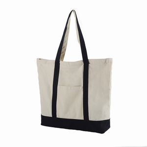 Bolso de lona resistente, logotipo personalizado, compras, comestibles, viajes, playa, reutilizable, ecológico, bolso de hombro de algodón - Product Image 4