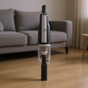 Aspirateur à main sans fil argenté, rechargeable, mini, pour voitures et usage domestique, filtre HEPA - Product Image 2