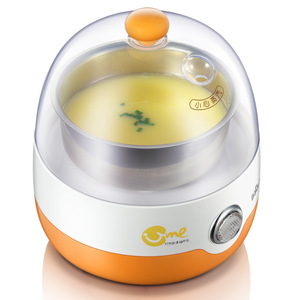 <b>Bear</b> Egg Cooker ZDQ-2201 Single Layer <b>Pink</b> Automatic Steam Boiler For Breakfast Cooking - Product Image 2