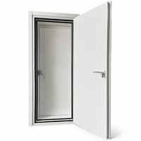 Porte acoustique insonorisée en acier sur mesure pour salle de machines, projet de contrôle du bruit, fabricant et fournisseur