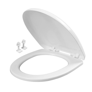 Siège de toilette rond antidérapant économique à changement rapide moderne pour toilettes simples/basiques - Product Image 1