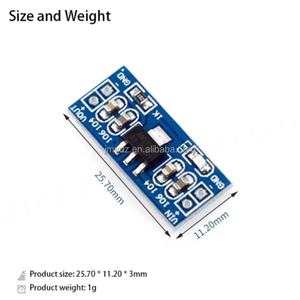 Convertidor de Voltaje DC-DC de Alta Calidad de 4.5-7V a 3.3V, Placa de Desarrollo AMS1117, Módulo de Fuente de Alimentación de 3.3V - Product Image 3