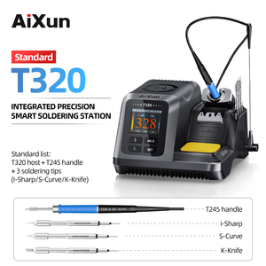 AIXUN T320 200W <strong>Digital</strong> <strong>Soldering</strong> Station with T210 T245 Handle Tips <strong>Iron</strong> for Mobile Phone Repair Tools Electric Solder <strong>Iron</strong> - Product Image 6