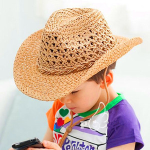 Sombrero de Paja Hecho a Mano SOLPOP para Niños y Adultos, Estilo Vaquero, Plegable, para Playa, con Cinturón - Product Image 3