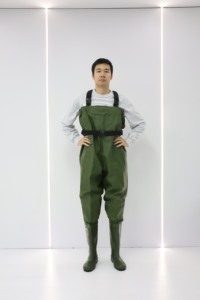 Cuissardes <span class=keywords><strong>de</strong></span> pêche en nylon entièrement imperméables et durables pour hommes - Product Image 2