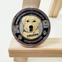 Personalizado Fabricante Logo Metal Esmalte Desafío Monedas 3D Aleación de zinc Oro Plata Colección