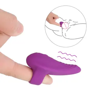 Sex Toy Finger Vibrator Playtime Stimulator Bullet Vibe Finger Fun Condom Finger Vibrators For Women Clitoris Stimulator