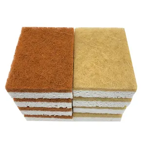 Eco Friendly Natural Cellulose Biodegradable Sisal Coconut Dish Washing Sponge Kitchen Cleaning