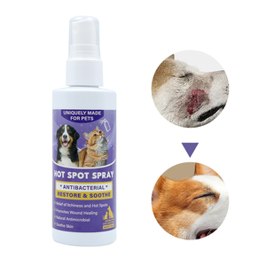 Natuurlijke milieuvriendelijke plastic vierkante huisdier-hotspot spray, veilig voor binnen en buiten, zacht en kalmerend, eerste hulp behandeling voor katten en honden - Product Image 6