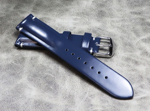 Venta al por mayor de cuero de caballo cordobés personalizado 20mm 21mm 22mm correa de reloj de cuero correa de liberación rápida para Apple Watch Series - Product Image 4