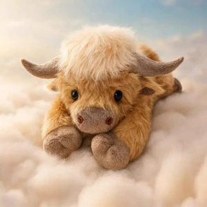 <span class=keywords><strong>LINDA</strong></span> Nuovo Peluche Mucca Highland, Bambola di Peluche Mucca Highland Marrone, Talismano dell'Anno della Mucca - Product Image 4