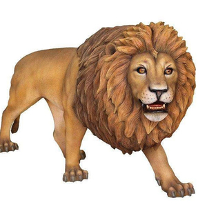 China Factory Promotion <strong>Life</strong> <strong>Size</strong> Resin <strong>Fiberglass</strong> <strong>lion</strong> <strong>Statues</strong> - Product Image 2