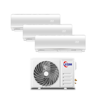 Climatisation multi-zones sans conduit MAX 24000 Btu, pompe à chaleur, climatiseur multi-zones à inversion