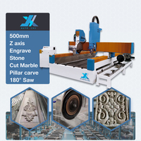 JX chine pas cher 3 axes cnc routeur 4 axes 1325 3d pierre sculpture marbre granit coupe gravure prix de la machine