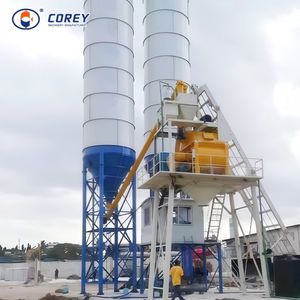 Centrale à béton autochargeante Corey Hzs120 120M3/h, petite, contrôlée par PLC, avec pompe, moteur, ligne de production, garantie de 2 ans - Product Image 4