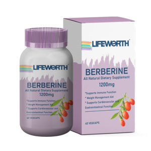 Lifeworth-berberina 98% hcl 500mg, cápsulas de alta resistencia, precio de fábrica - Product Image 3