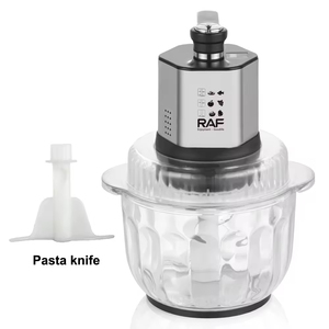 Picadora eléctrica portátil de gran capacidad para cocina, cortadora de verduras, procesador de alimentos, cuerpo de vidrio, capacidad de 5L - Product Image 4