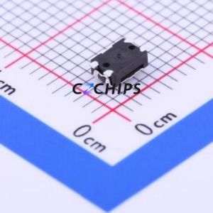 KMR231GLFS Tactile Switch SMD,2.8x4.6mm Switch Single Pole Single Throw Round Button 3N Vertical Mount - Product Image 2