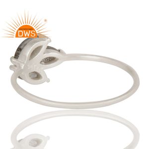 แหวนพลอยลาบราดอไรต์ธรรมชาติทำจากเงินสเตอร์ลิง925ขายดีที่สุดเครื่องประดับแบบปรับแต่งได้สำหรับผู้หญิงเป็นของขวัญให้กับเธอ - Product Image 3