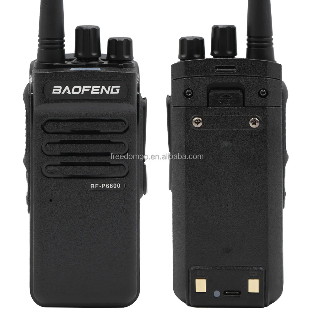 Baofeng BF-P6600 dài RANGER 15W 16 walkies Talkie HAM UHF di động kỹ thuật số radio xách tay hai chiều tầm xa cầm tay Đài phát thanh