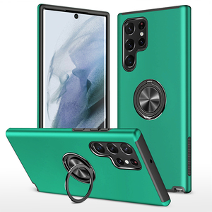 Étui pour téléphone intelligent hybride 2 en 1 avec anneau de support pour <span class=keywords><strong>Samsung</strong></span> <span class=keywords><strong>S22</strong></span> Plus Ultra, pour <span class=keywords><strong>Samsung</strong></span> A02 Étui pour téléphone portable - Product Image 1