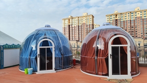 Tenda Dome Mewah Modern Terbaru untuk Hunian Jangka Panjang untuk Berkemah di Luar Ruangan, Liburan, Pernikahan, Restoran, Vila, Taman, Tahan Lama - Product Image 6