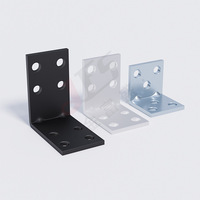 Supports d'angle modernes en acier en forme de L à 90 degrés pour la fixation de tables, chaises, armoires, penderies et étagères