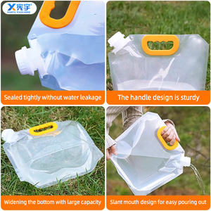 Pochette souple personnalisée à grande capacité avec poignée et bec verseur pour bière, céréales, haricots, liquide <span class=keywords><strong>de</strong></span> lavage - Product Image 5