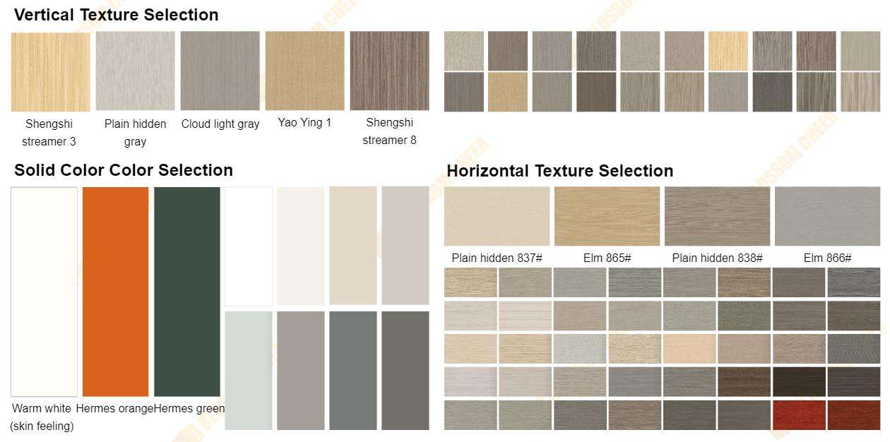 Plus de couleur/conceptions