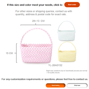 Cesta de Almacenamiento Rectangular de Cuerda de Algodón con Asas para Sala de Estar, Dormitorio, Armario, Decoración del Hogar, Organizador de Primavera, Regalo - Product Image 3