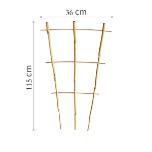 Échelle en <span class=keywords><strong>bambou</strong></span> à 4 niveaux, treillis naturel et écologique pour plantes potagères grimpantes, clôtures et portails - Product Image 1