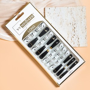 Haute qualité en vrac faux acrylique conception presse sur les ongles longue presse personnalisée sur les ongles pour les femmes ongles artificiels - Product Image 6