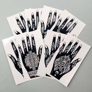 สติกเกอร์เพ้นท์ศิลปะทำมือแบบทำมือลวดลายไม่เป็นพิษกันน้ำได้ - Product Image 1